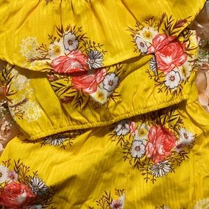 2 Piece tropical toddler outfit